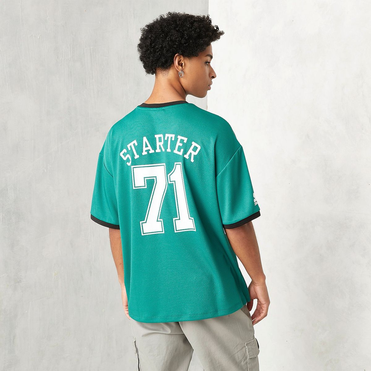STARTER - Camiseta Hombre Manga corta con Estampado Oversized fit Starter