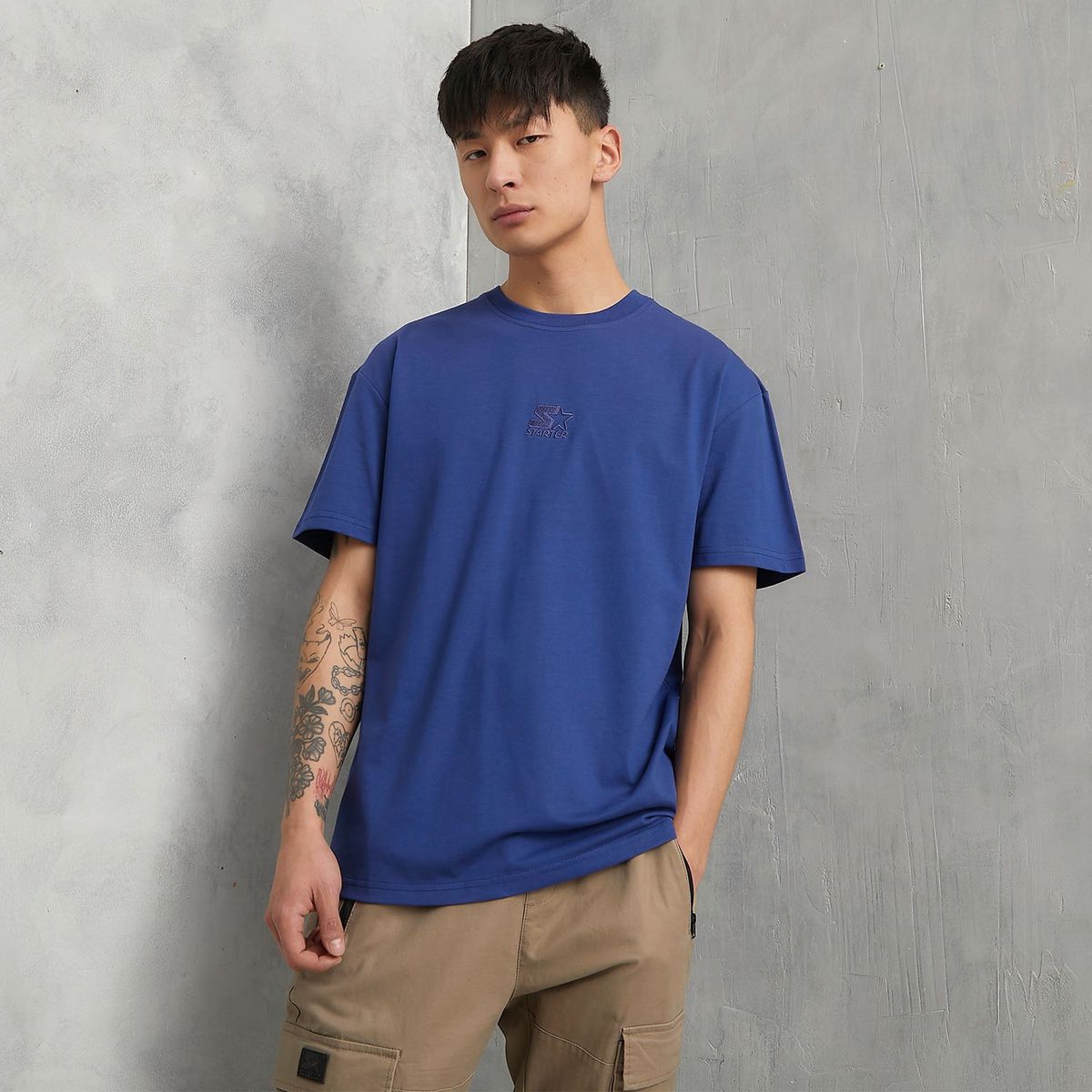 STARTER - Camiseta Hombre Manga corta de Algodón Starter