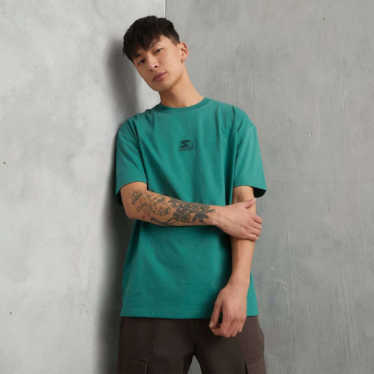STARTER - Camiseta Hombre Manga corta de Algodón Starter
