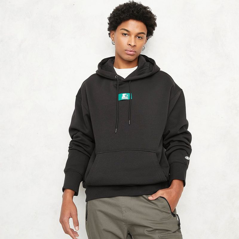 STARTER - Hoodie Hombre con Logo de Algodón Starter