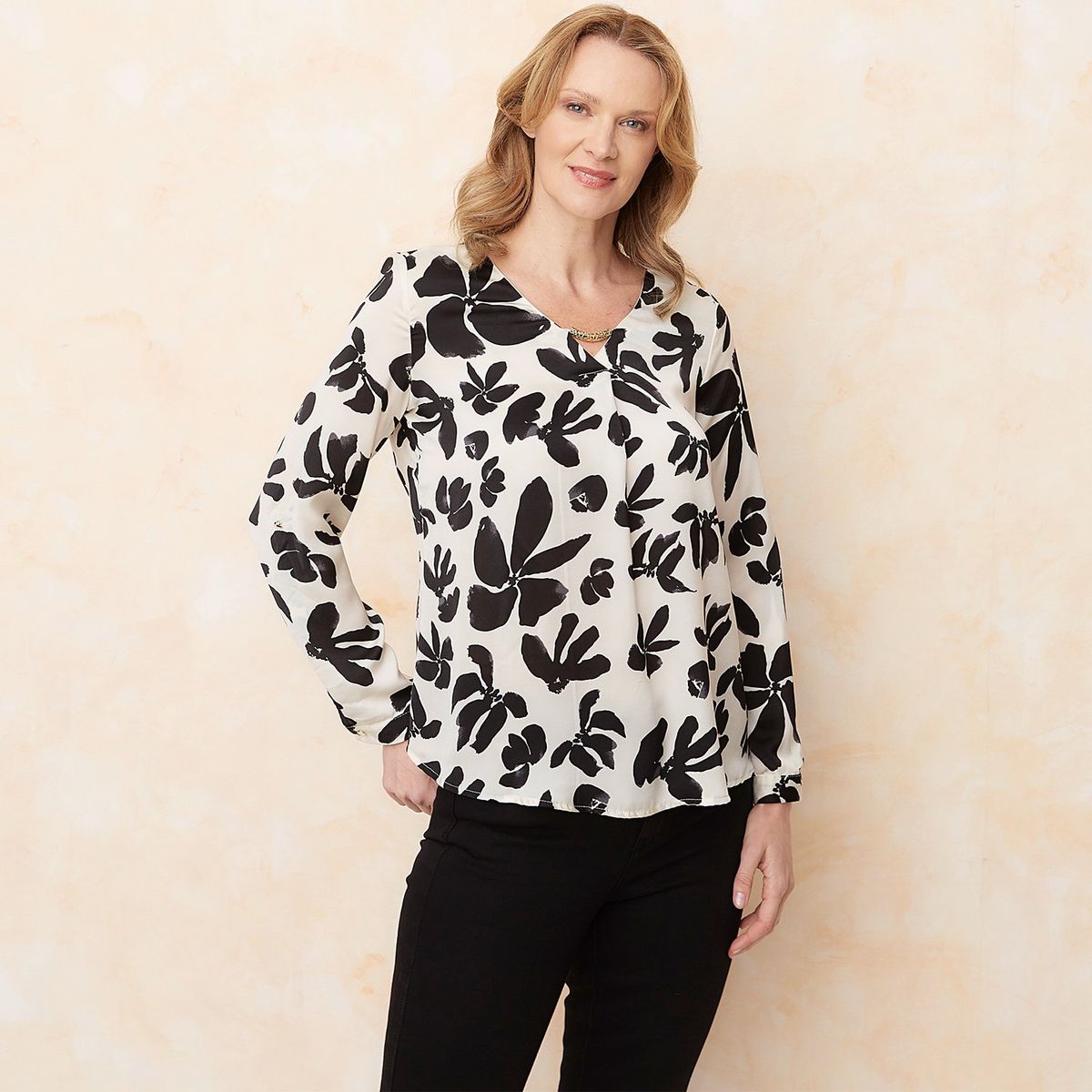 SOUTHLAND - Blusa Mujer con Estampado Manga larga Southland