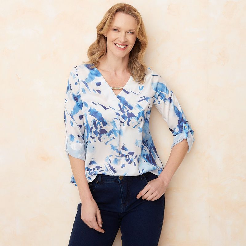SOUTHLAND - Blusa Mujer con Estampado Manga larga Southland