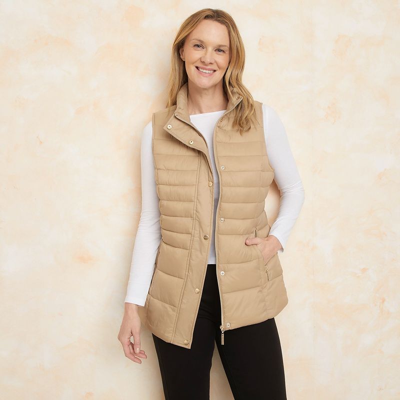 SOUTHLAND - Chaleco Mujer Acolchado Southland