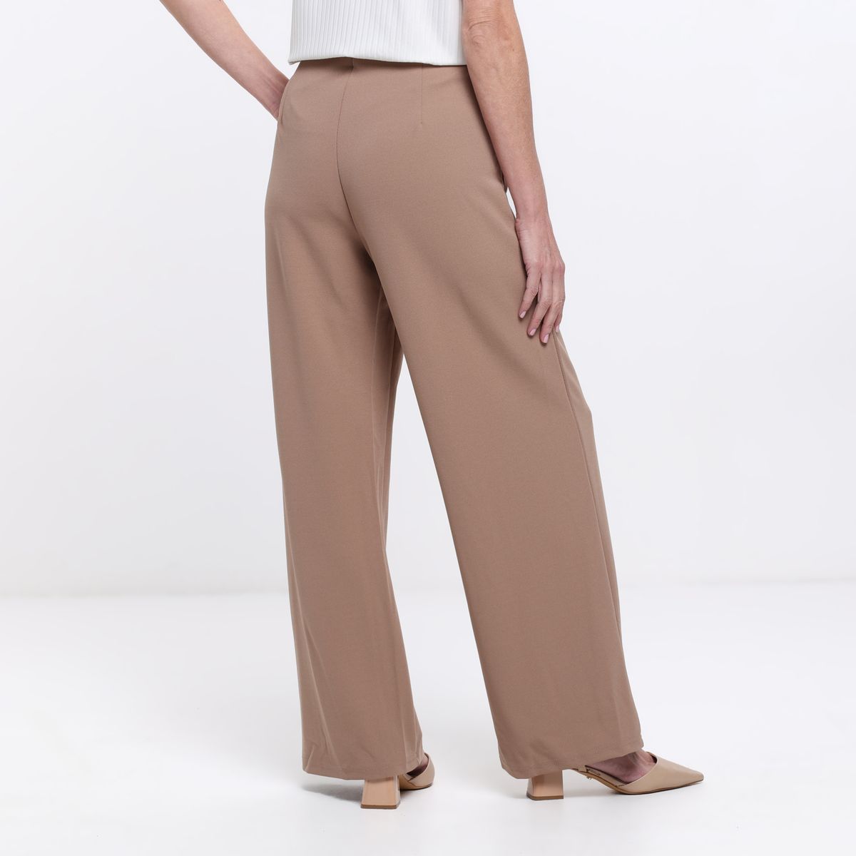 SOUTHLAND - Pantalón Palazzo Mujer Tiro alto Southland