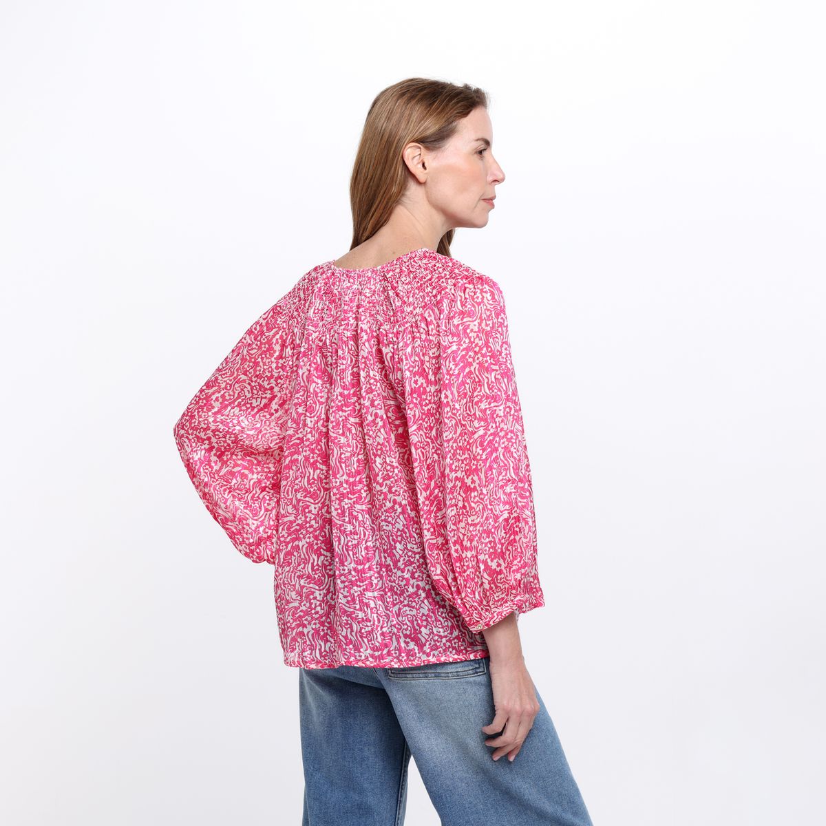 SOUTHLAND - Blusa Mujer con Estampado Manga 3/4 Southland