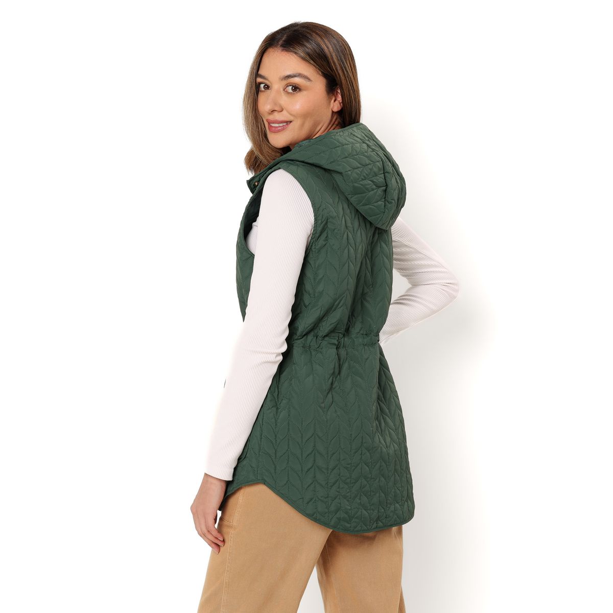 SOUTHLAND - Chaleco Mujer Con capota Southland