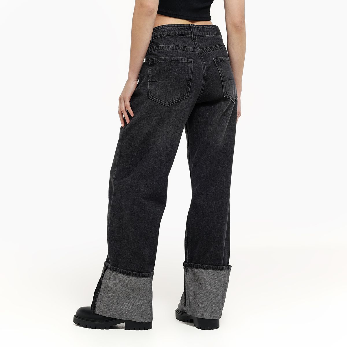 SYBILLA - Jean Wide leg Mujer Tiro alto Sybilla