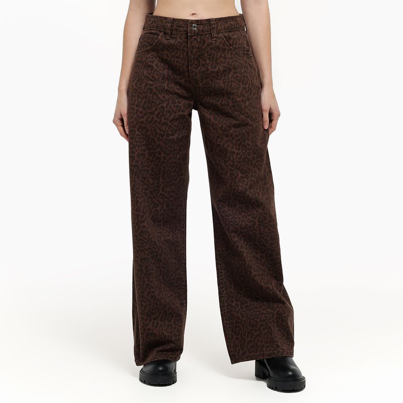 SYBILLA - Jean Wide leg Mujer Tiro alto Sybilla