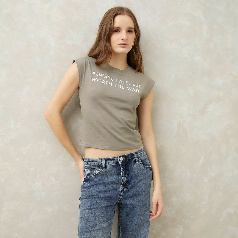 SYBILLA - Camiseta Mujer con Estampado Manga corta de Algodón Sybilla