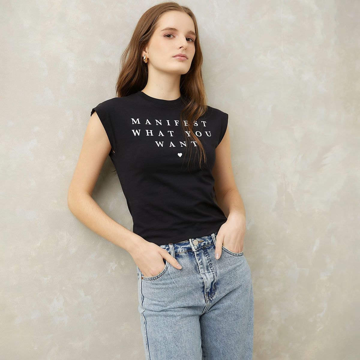 SYBILLA - Camiseta Mujer con Estampado Manga corta de Algodón Sybilla