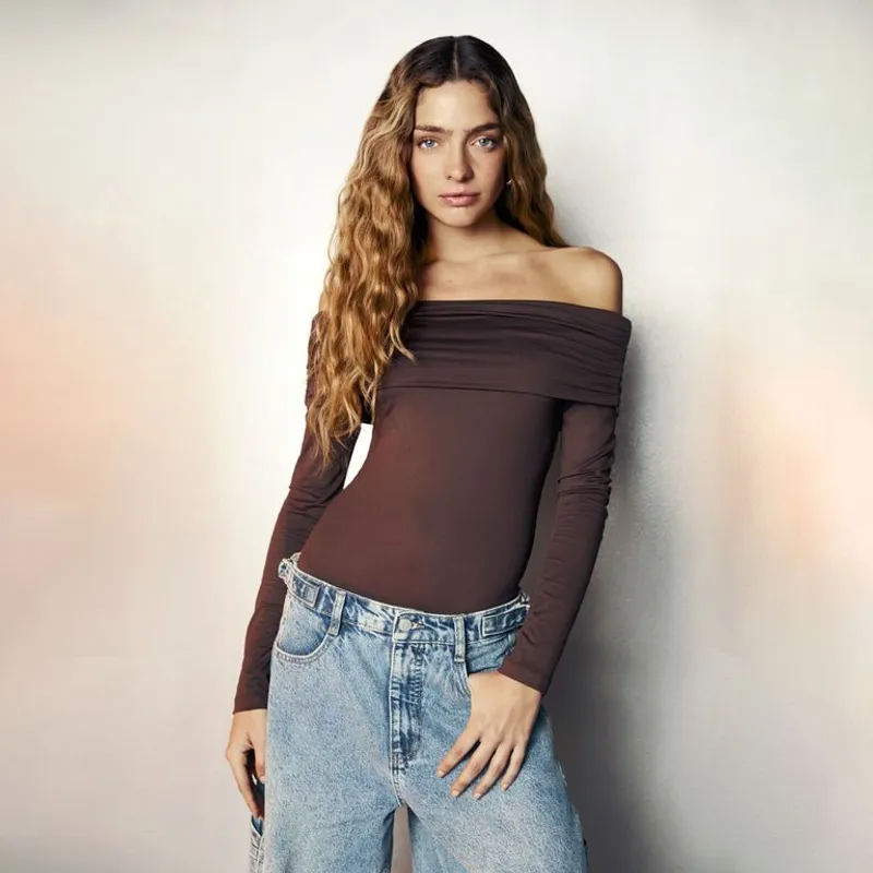 SYBILLA - Body Mujer Manga larga Sybilla Slim fit