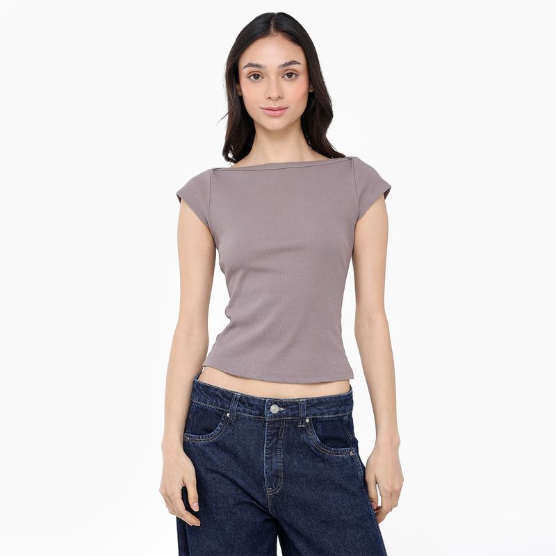 SYBILLA - Camiseta Mujer Manga corta de Algodón Sybilla