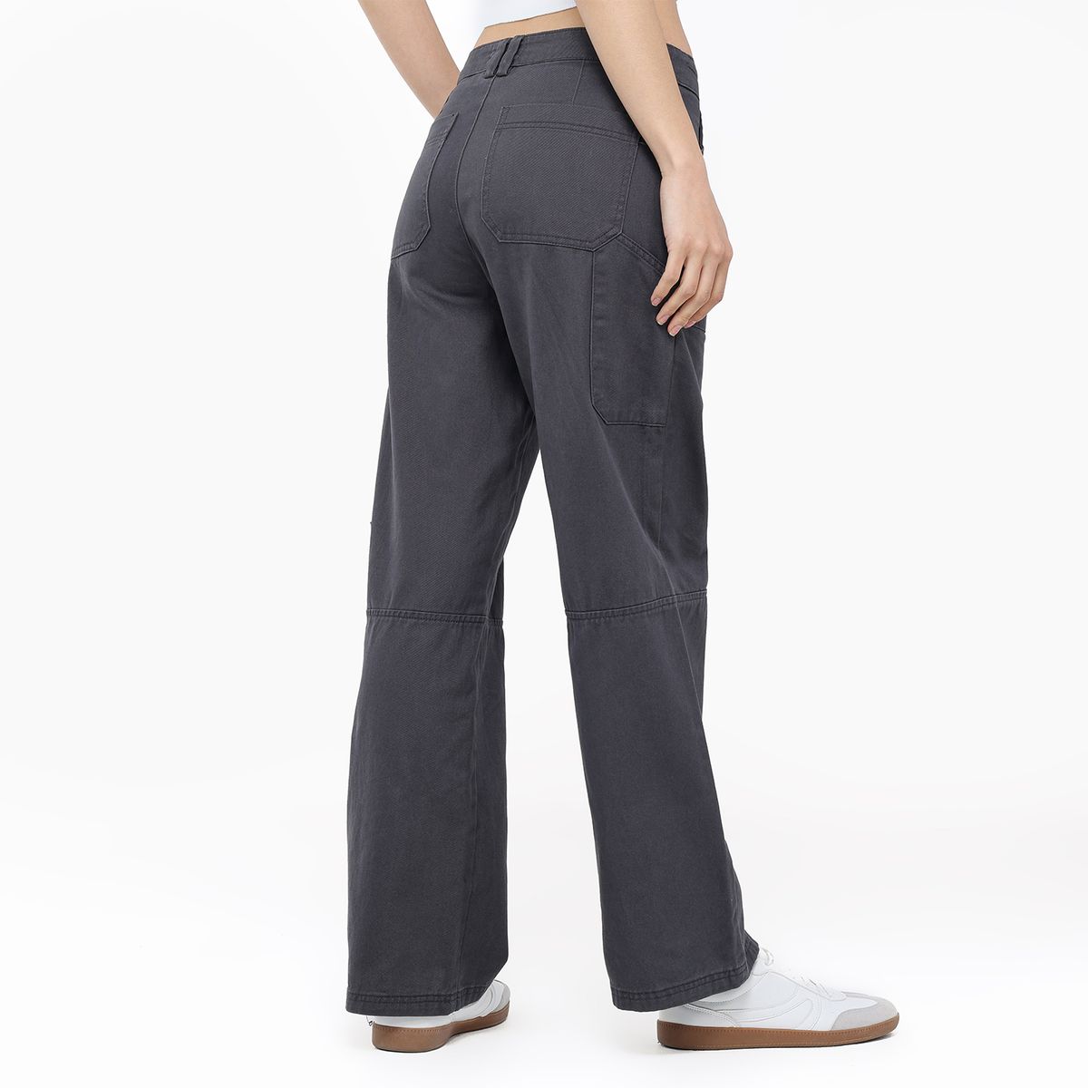 SYBILLA - Pantalón Recto Mujer Tiro alto Sybilla