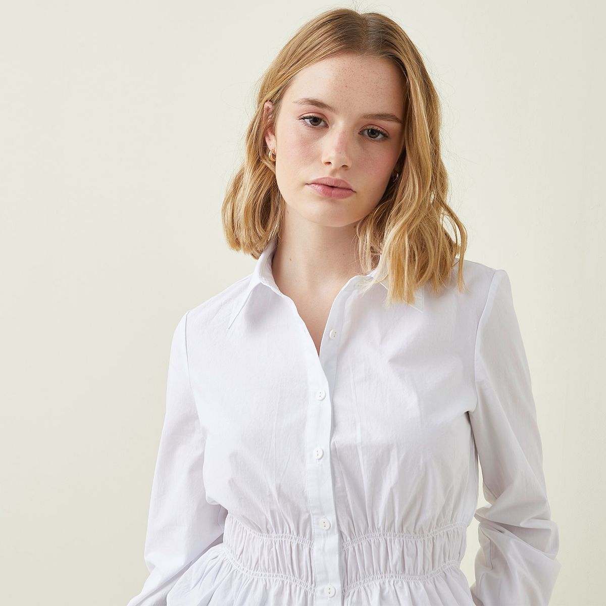 SYBILLA - Blusa Mujer Manga larga de Algodón Sybilla Slim fit