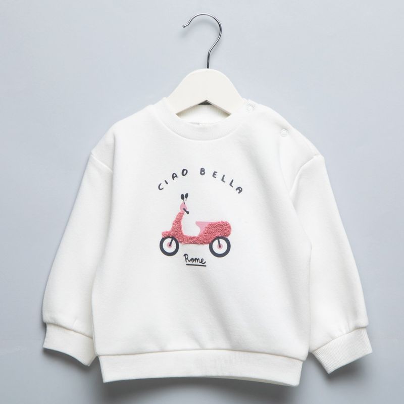 YAMP - Saco Bebé niña  Con aplique Algodón Yamp