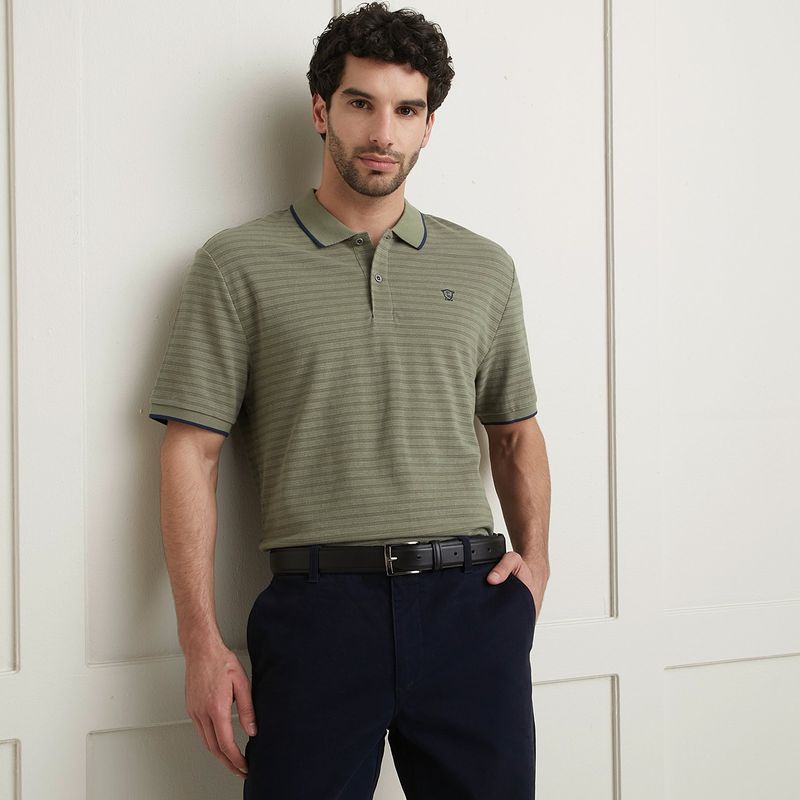 CHRISTIAN LACROIX - Camiseta polo Hombre Manga corta de Rayas Regular fit de Algodón CHRISTI LACROIX