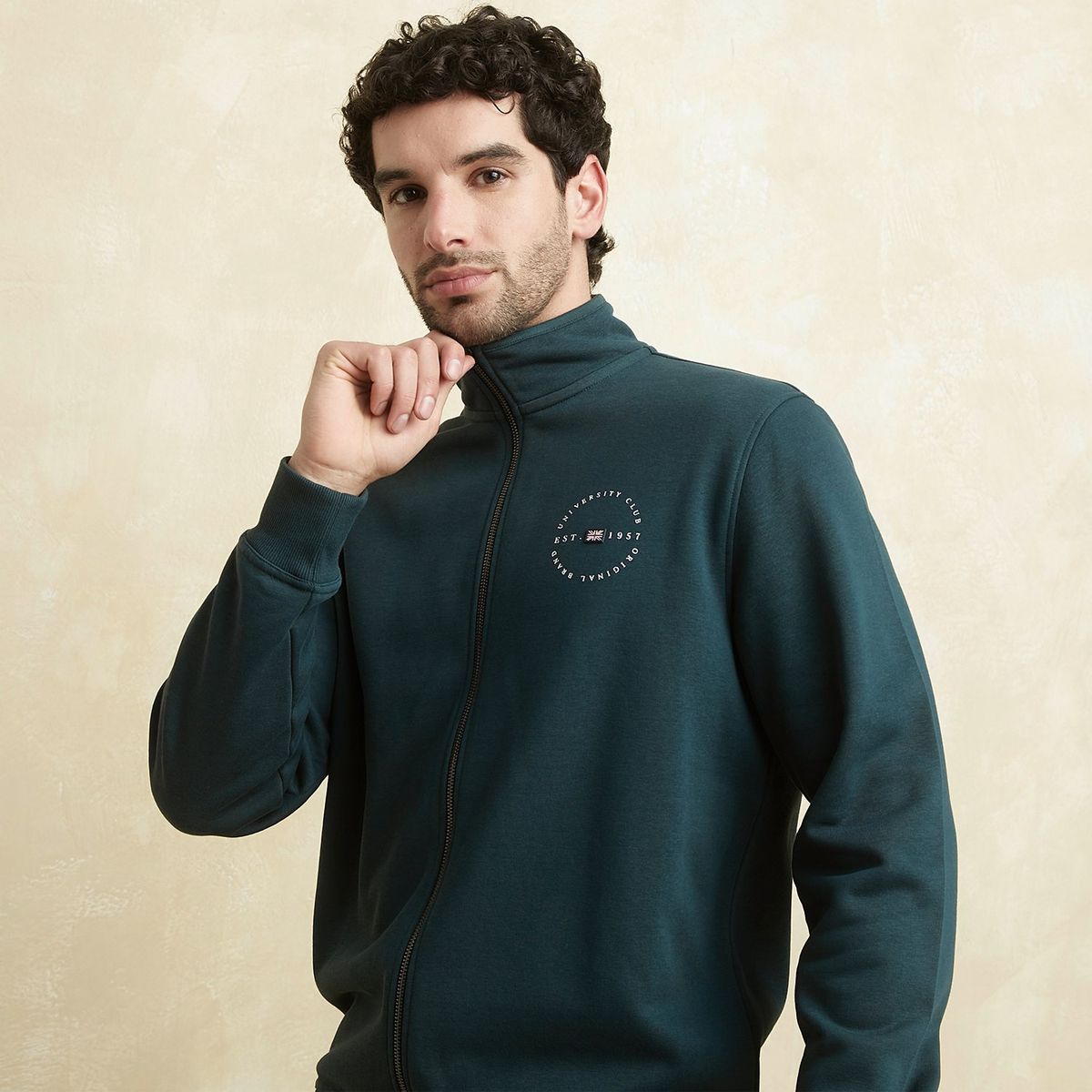 UNIVERSITY CLUB - Saco Hombre con Estampado de Algodón UNIVERSITY CLUB