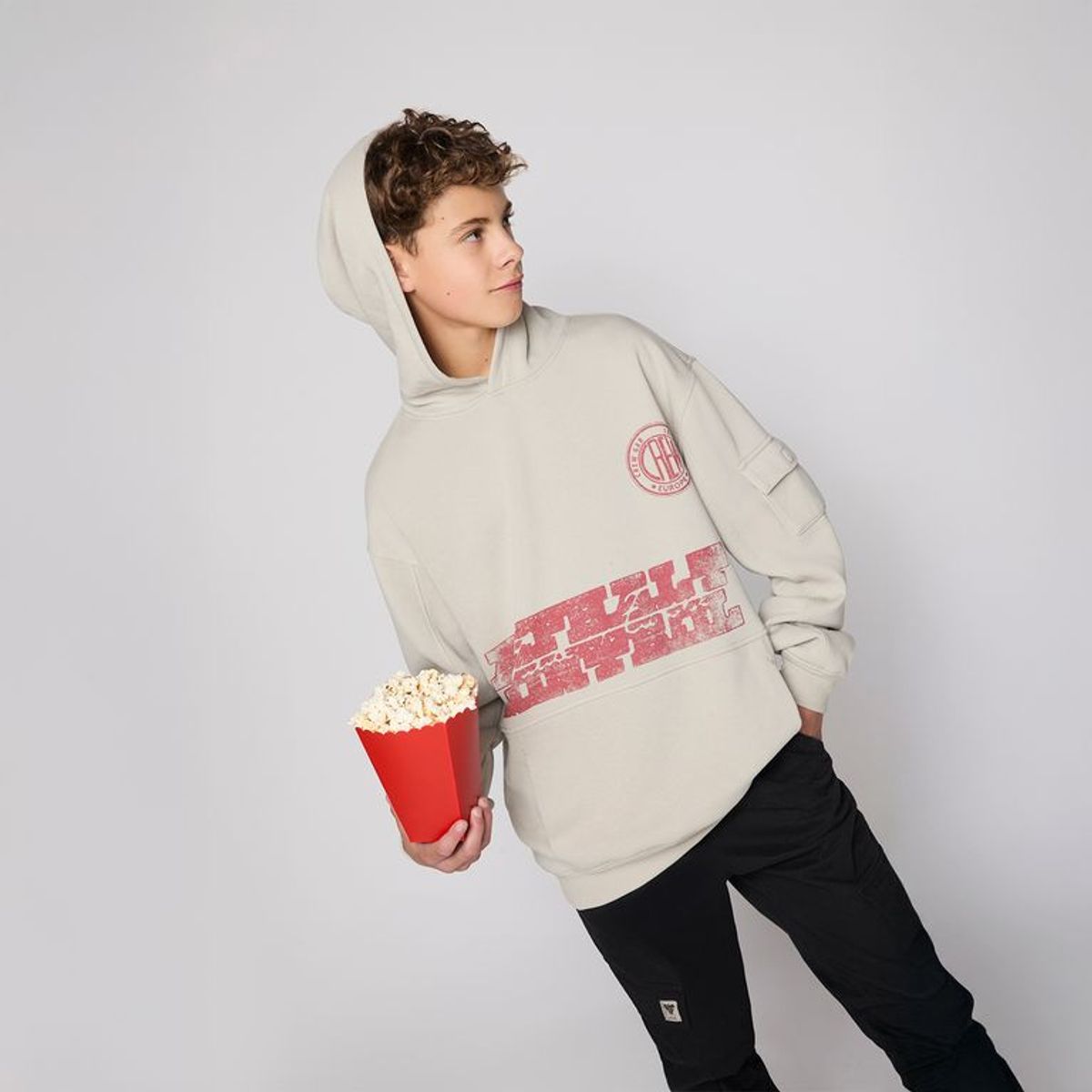 FEDERATION - Saco Niño con Logo Con capucha Algodón Federation