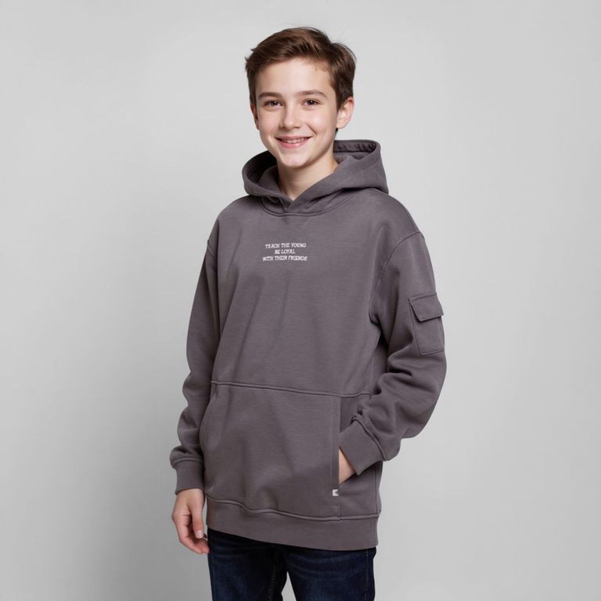 FEDERATION - Saco Niño con Logo Con capucha Algodón Federation