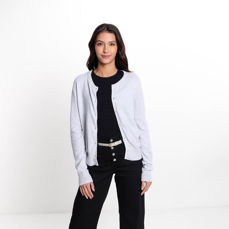 UNIVERSITY CLUB - Cardigan Mujer de Algodón University Club