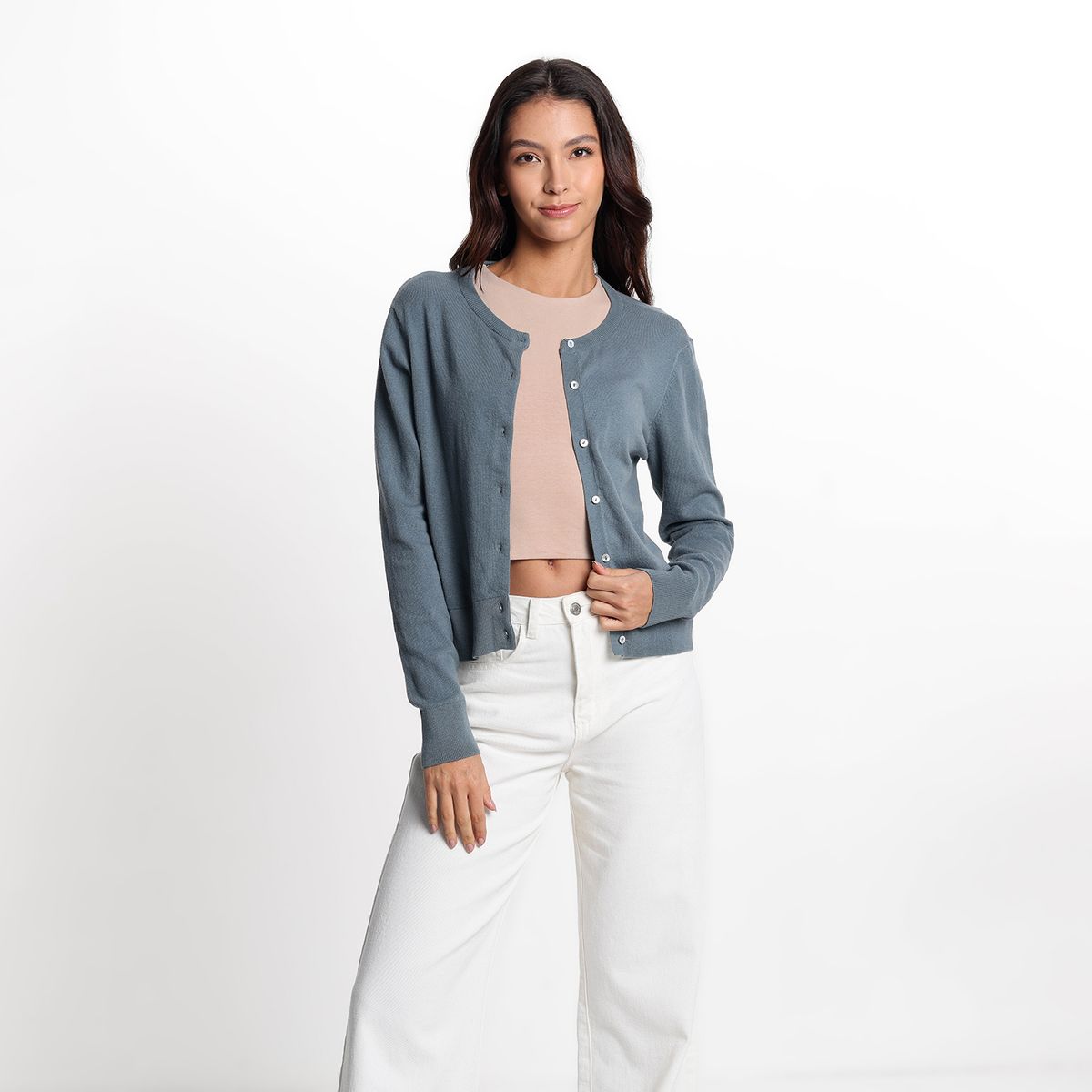 UNIVERSITY CLUB - Cardigan Mujer de Algodón University Club