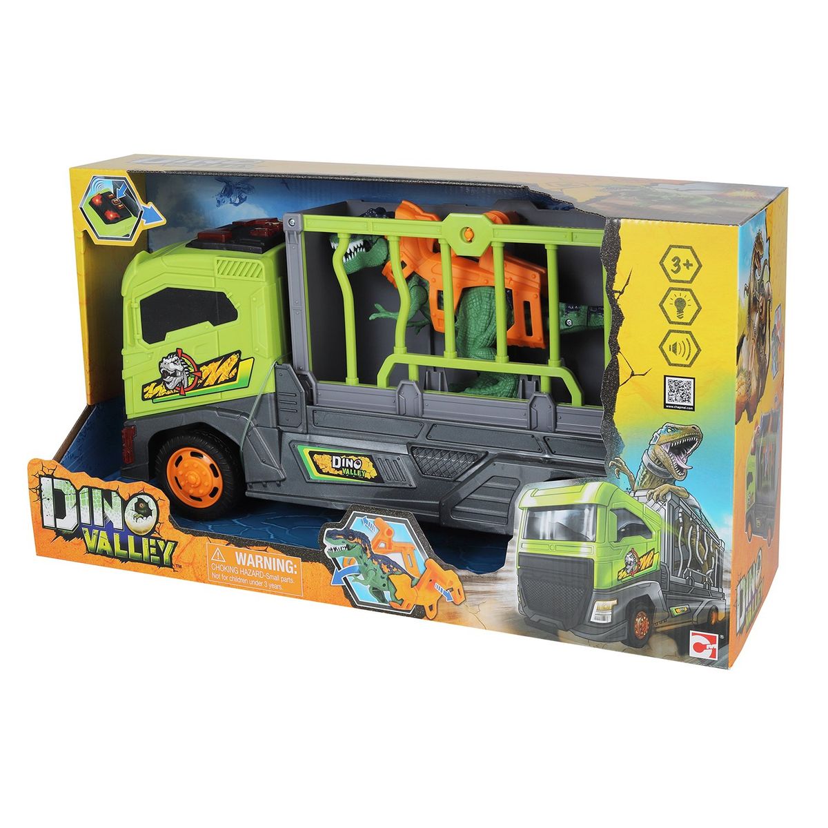 DINO VALLEY - Figuras de animales DINO VALLEY DINO CAMION TRANSPORTADOR