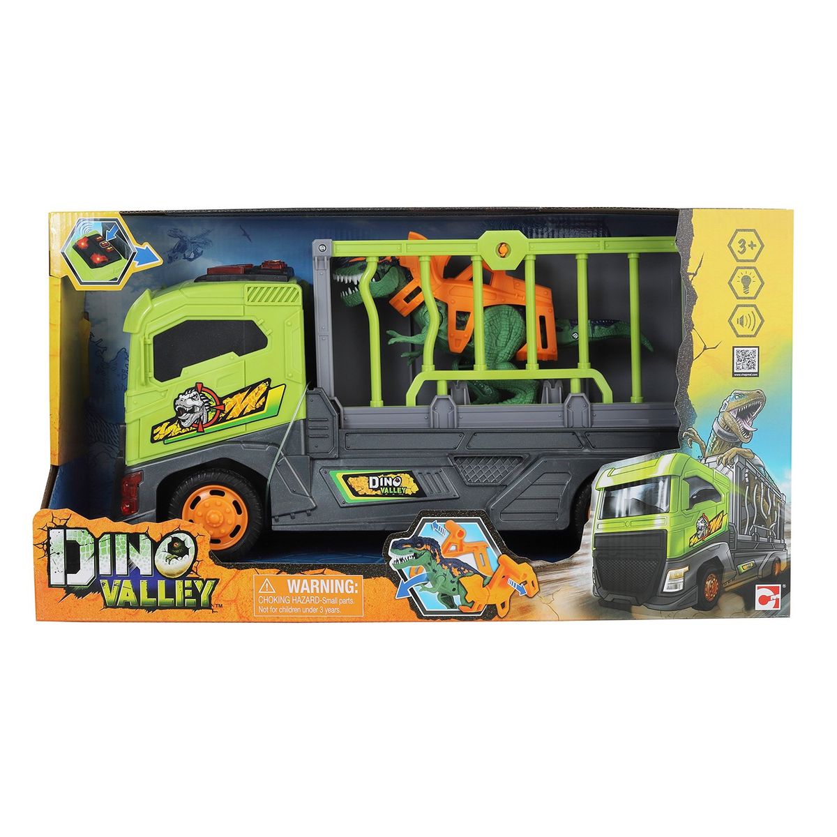 DINO VALLEY - Figuras de animales DINO VALLEY DINO CAMION TRANSPORTADOR