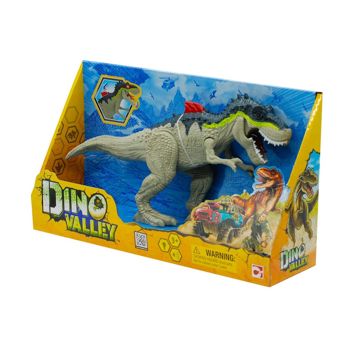 DINO VALLEY - Figuras de animales DINO VALLEY DINOSAURIOS GIGANTES CON SONIDO