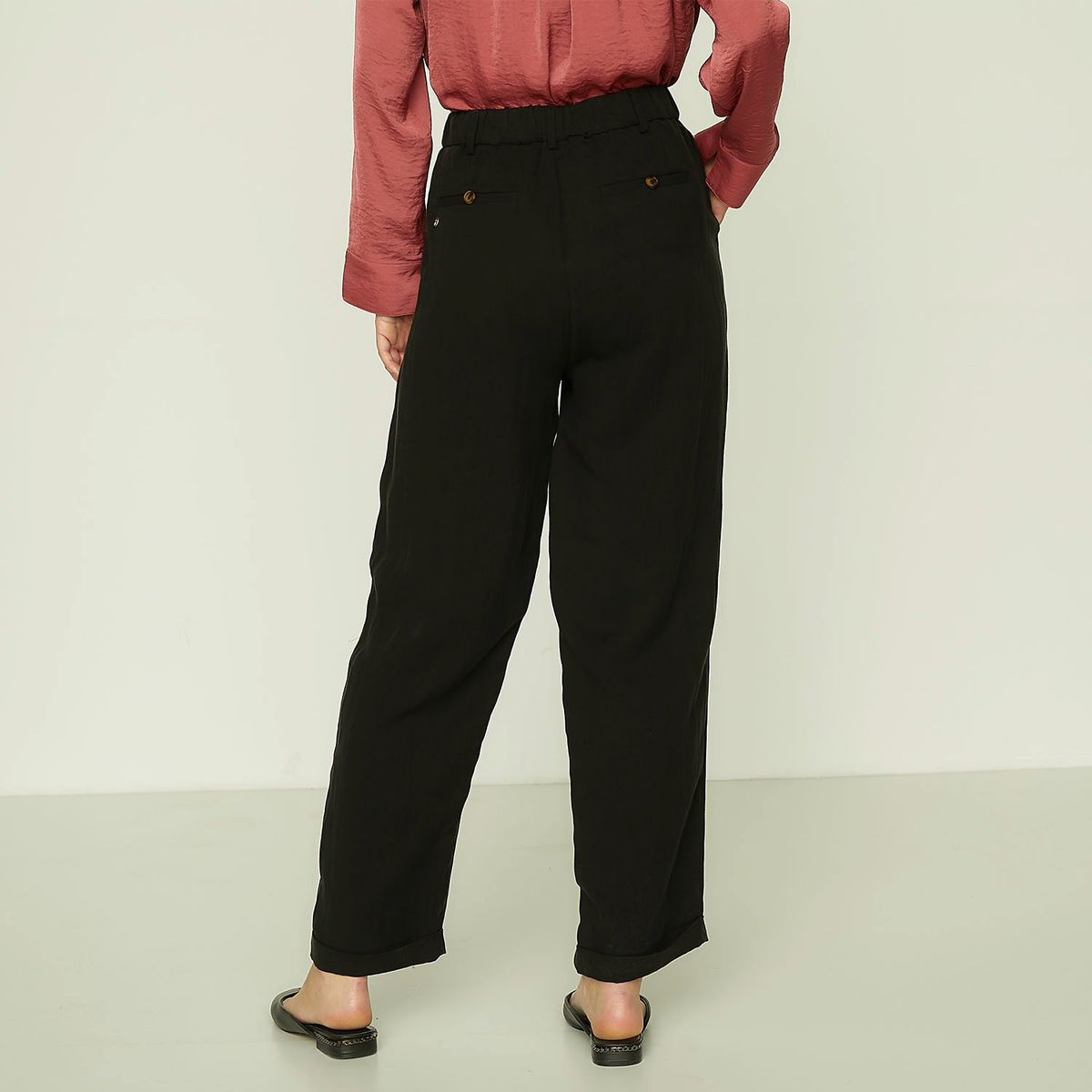 APOLOGY - Pantalón Recto Mujer Tiro alto Apology