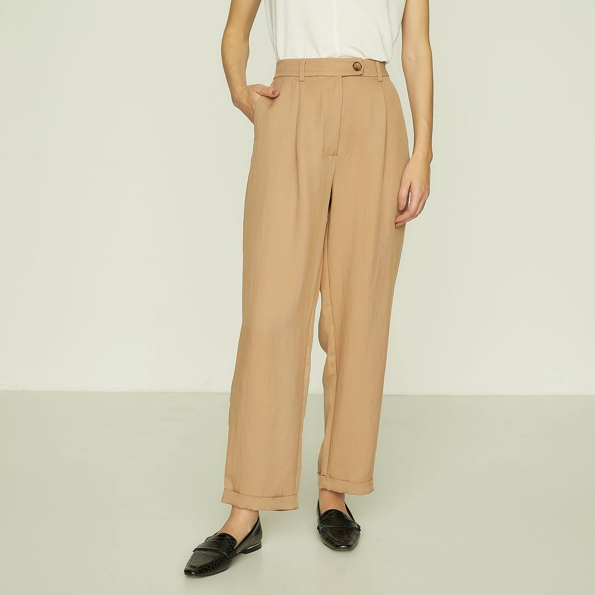 APOLOGY - Pantalón Recto Mujer Tiro alto Apology