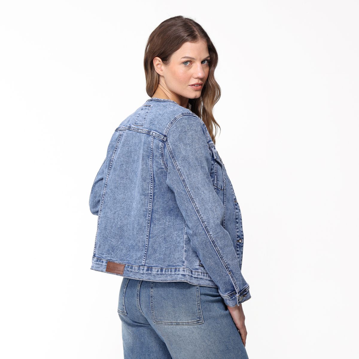 NEWPORT - Chaqueta de jean Mujer de Algodón Newport