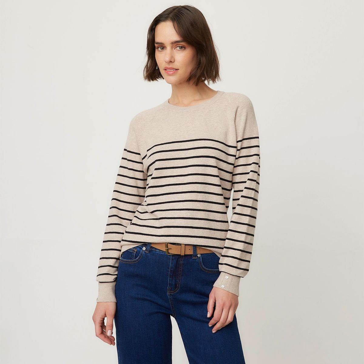 UNIVERSITY CLUB - Saco Mujer de Rayas Slim fit University Club