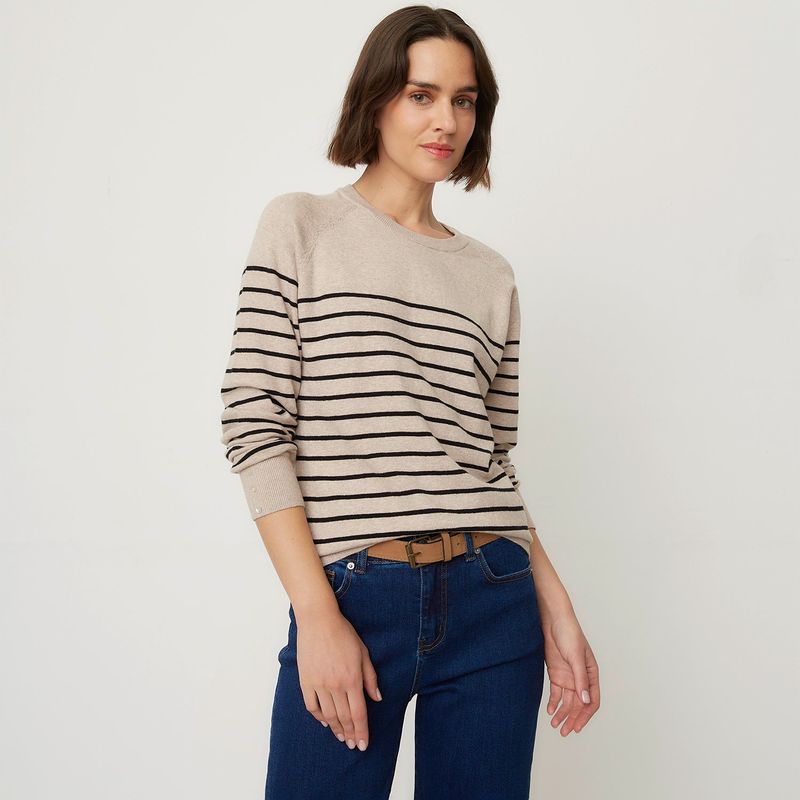 UNIVERSITY CLUB - Saco Mujer de Rayas Slim fit University Club