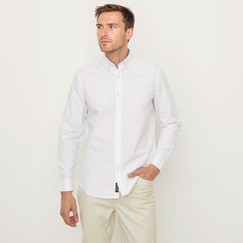 UNIVERSITY CLUB - Camisa Hombre Manga larga de Algodón UNIVERSITY CLUB 