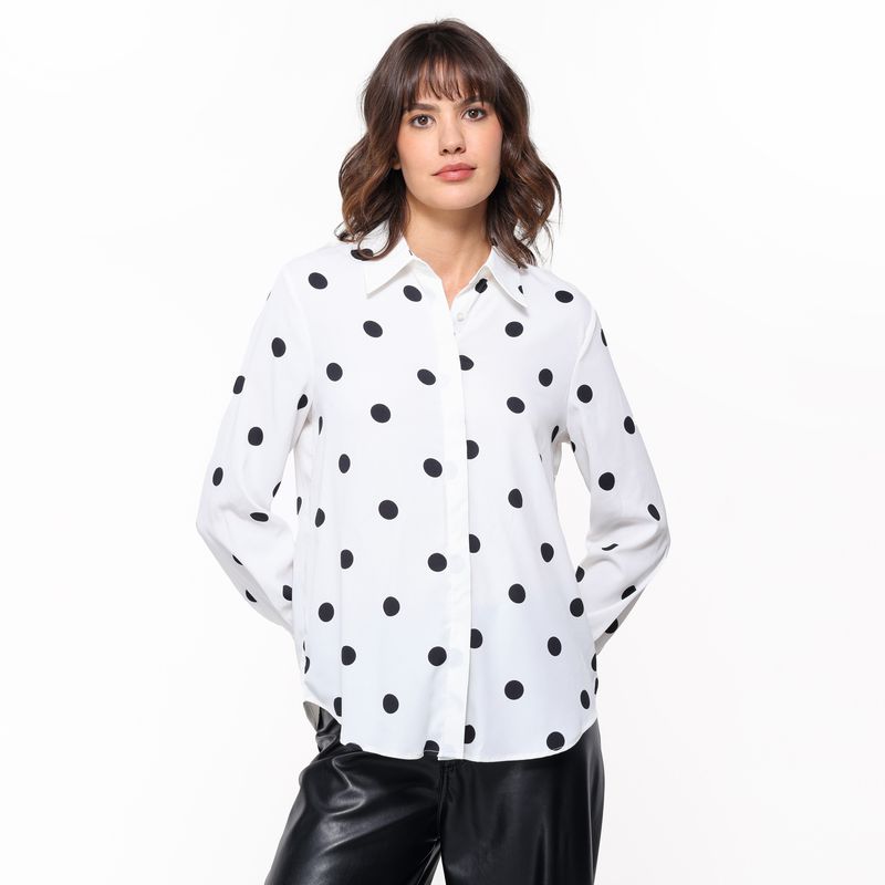 BASEMENT - Camisa Mujer Manga larga Basement