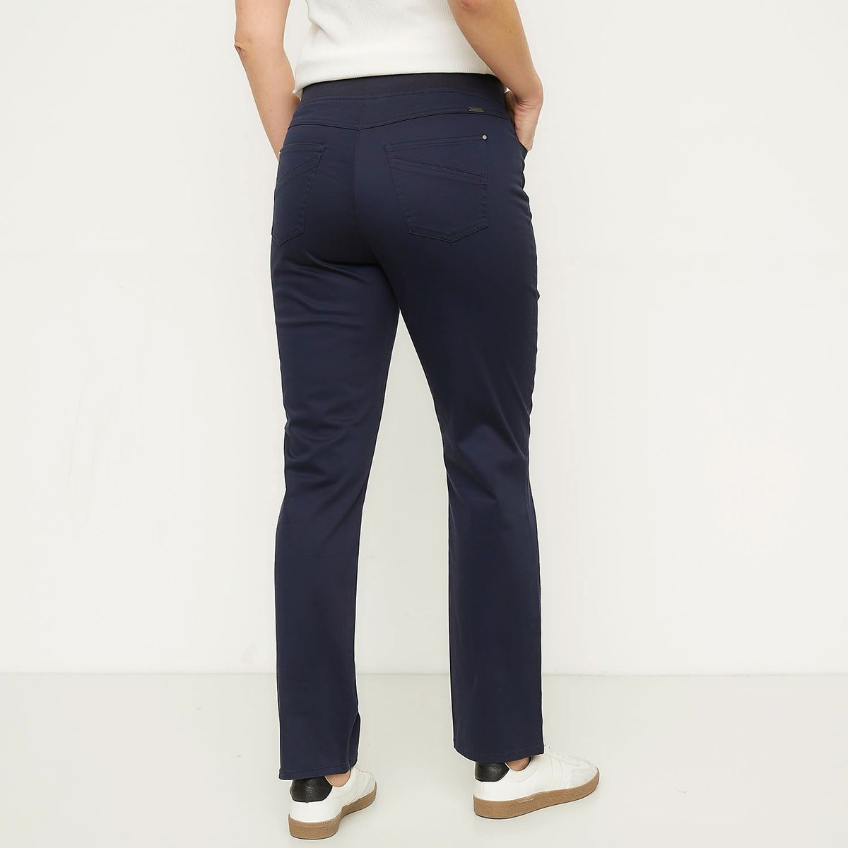 NEWPORT - Pantalón Recto Mujer Tiro medio Newport