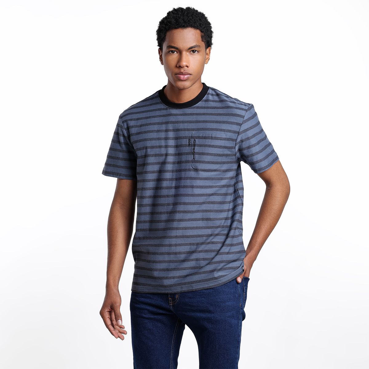 DOO AUSTRALIA - Camiseta polo Hombre Manga corta de Rayas de Algodón Doo Australia