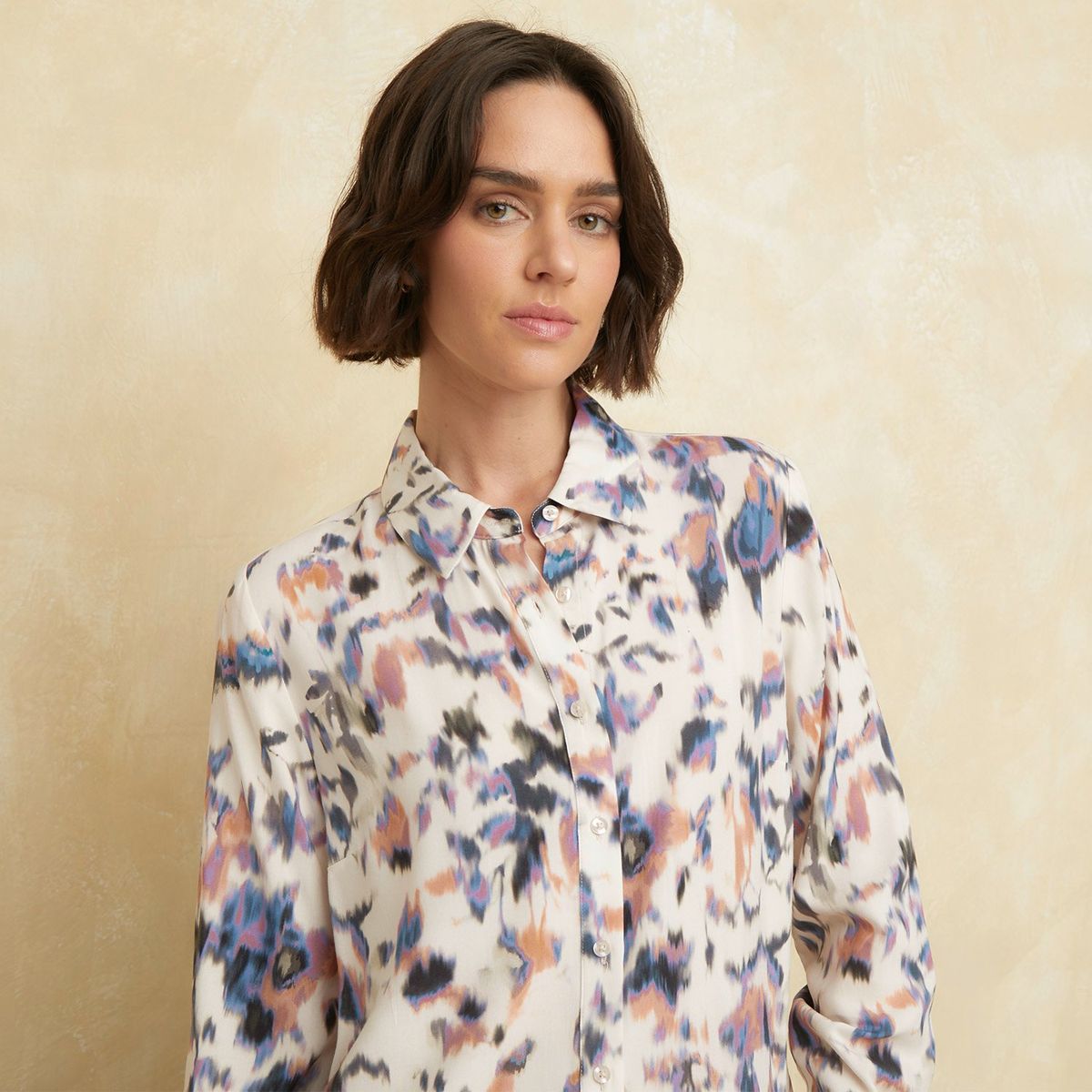 UNIVERSITY CLUB - Camisa Mujer Con Estampado Manga larga University Club