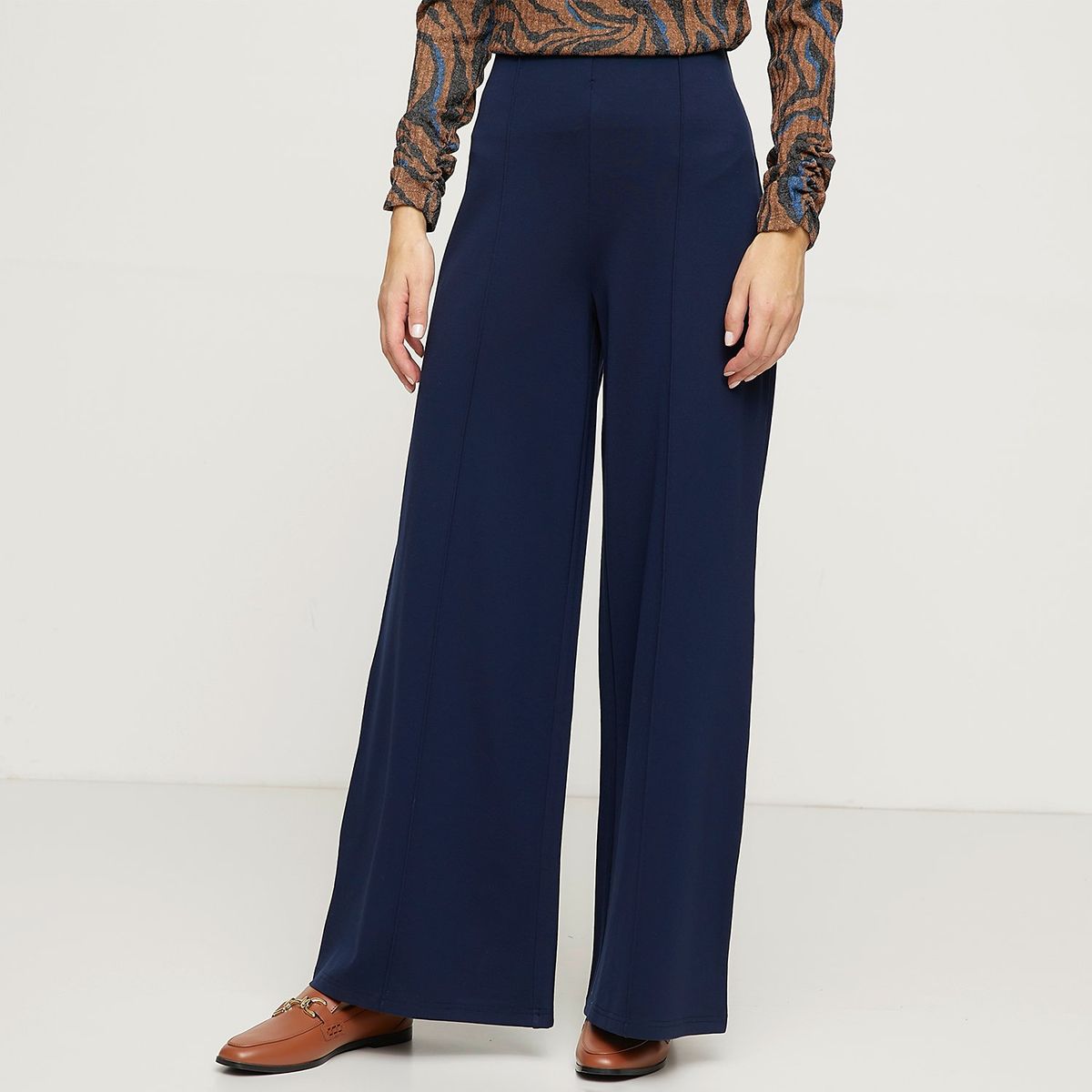 APOLOGY - Pantalón Wide leg Mujer Tiro alto Apology