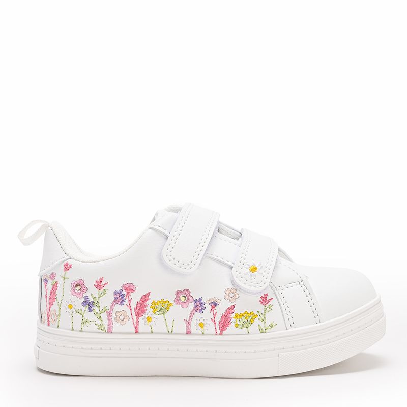 YAMP - Tenis con luces Yamp Sp Luzgardc K Niña con Velcro Blanco