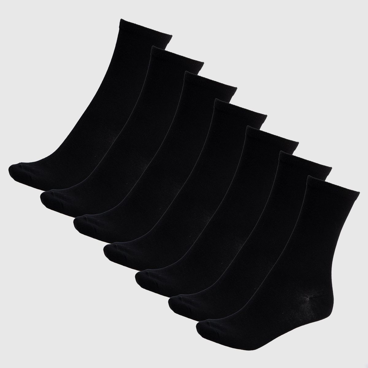BLU - Medias para Mujer Largas Pack de 7 blu