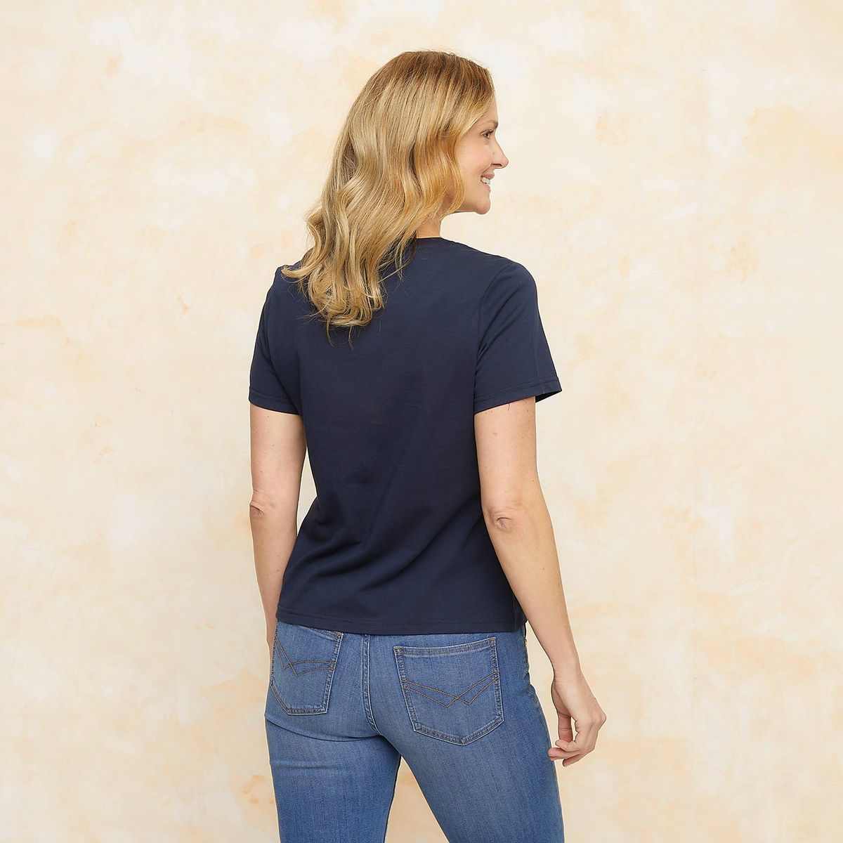 SOUTHLAND - Camiseta Mujer con Estampado Manga corta de Algodón Southland