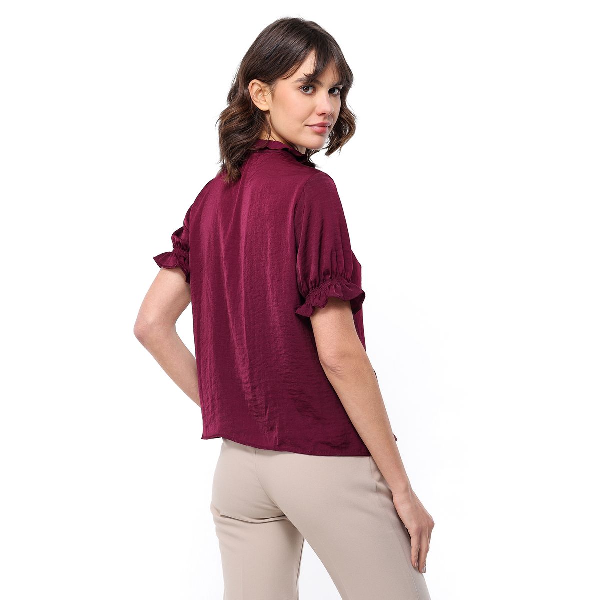 BASEMENT - Blusa Mujer Manga corta Basement