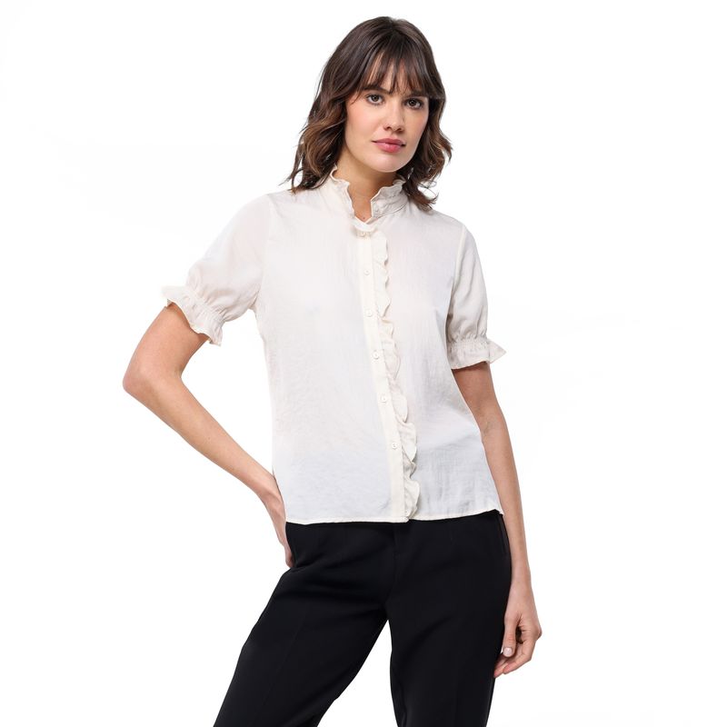 BASEMENT - Blusa Mujer Manga corta Basement