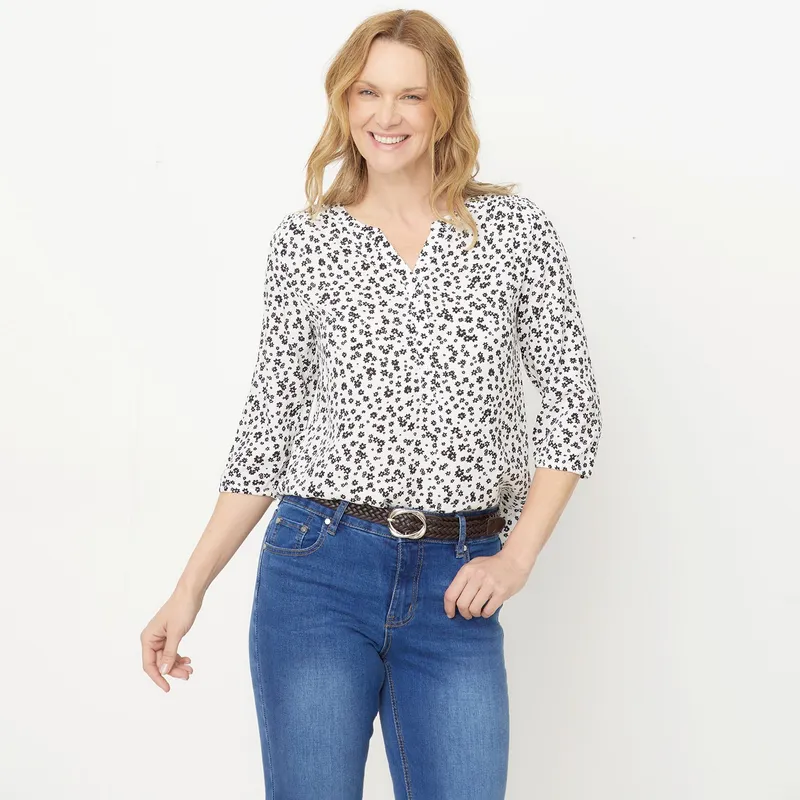 NEWPORT - Blusa Mujer Manga 3/4 Newport