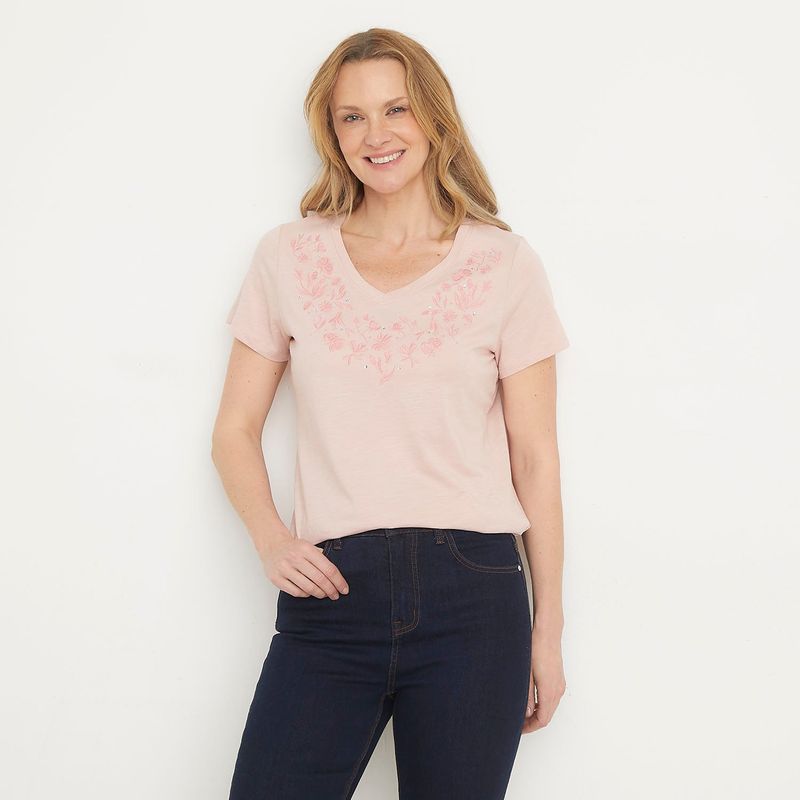 NEWPORT - Blusa Mujer Manga corta Newport