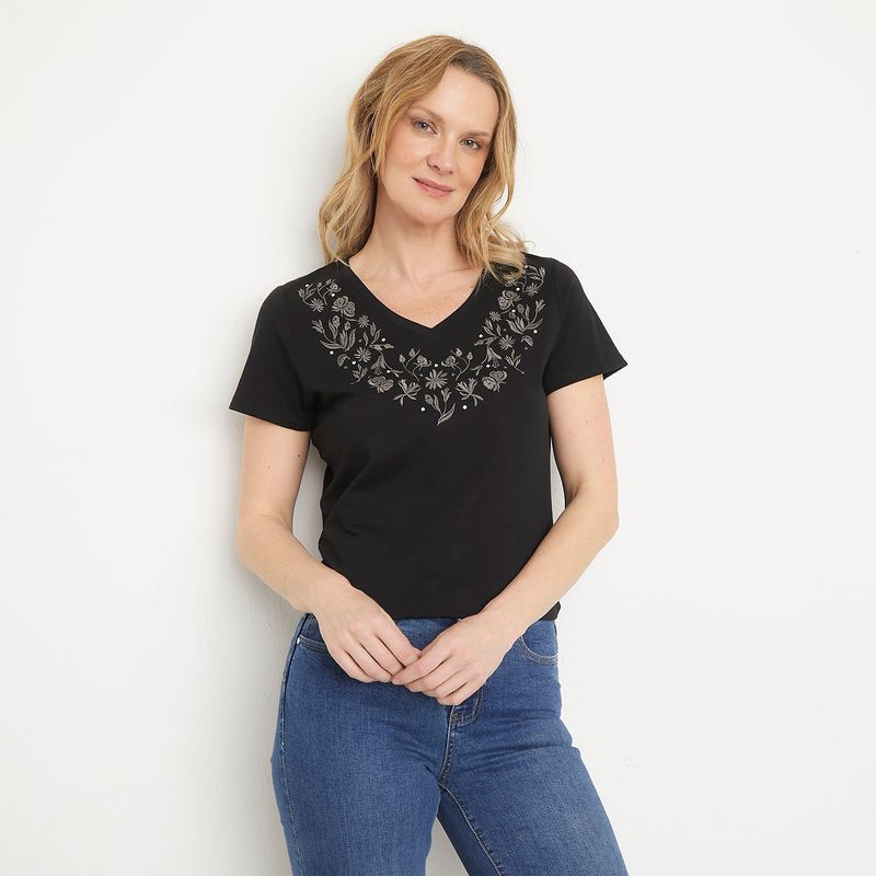 NEWPORT - Blusa Mujer Manga corta Newport