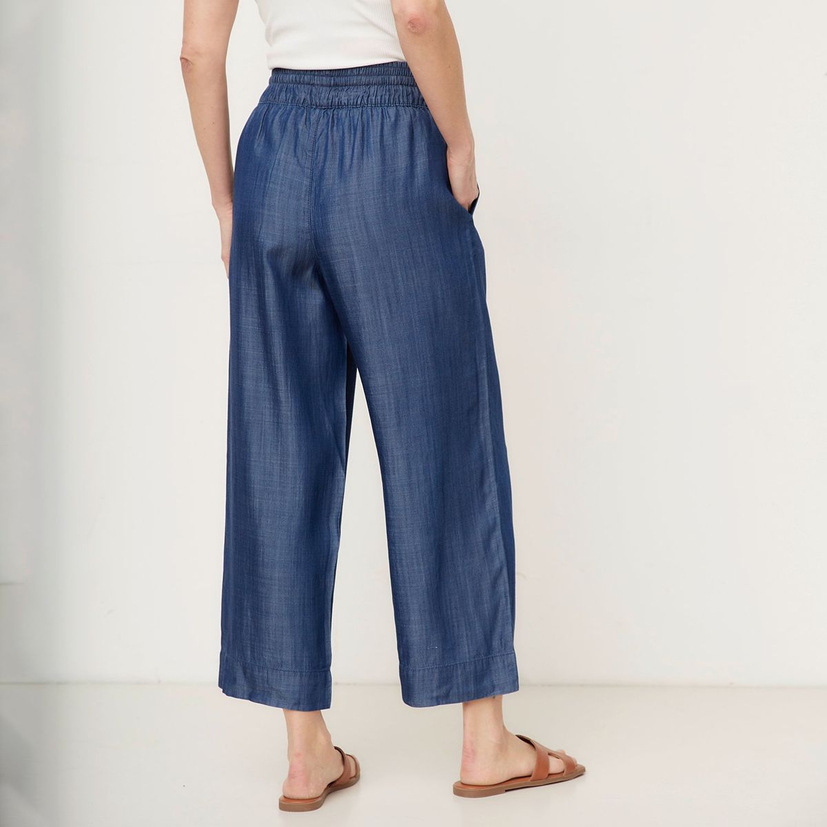 NEWPORT - Pantalón Culotte Mujer Tiro alto Newport