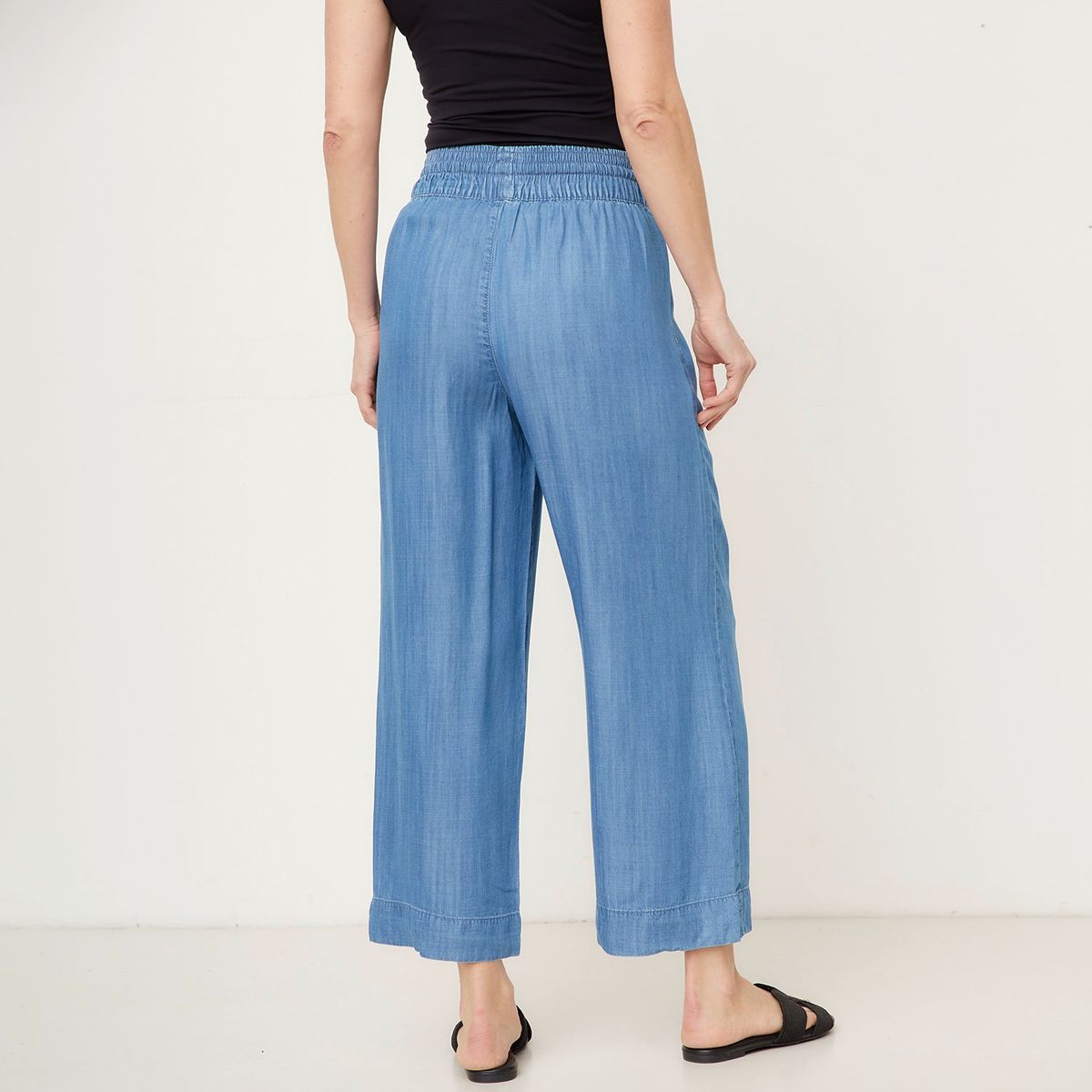 NEWPORT - Pantalón Culotte Mujer Tiro alto Newport