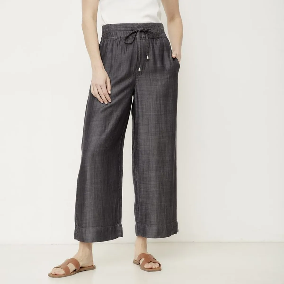 NEWPORT - Pantalón Culotte Mujer Tiro alto Newport